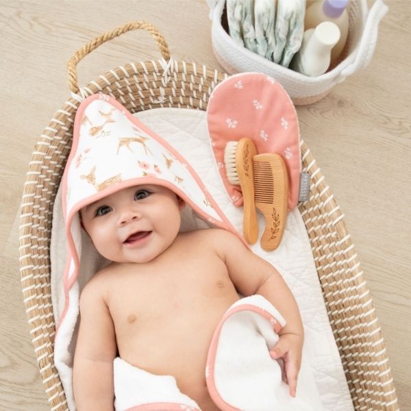 Living Textiles Baby Bath Gift Set Sophia's Garden