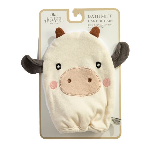 Living Textiles Bath Mitt Tractor Ride