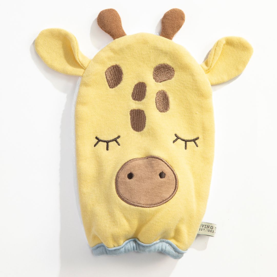 Living Textiles Bath Mitt Wild Safari/Giraffe