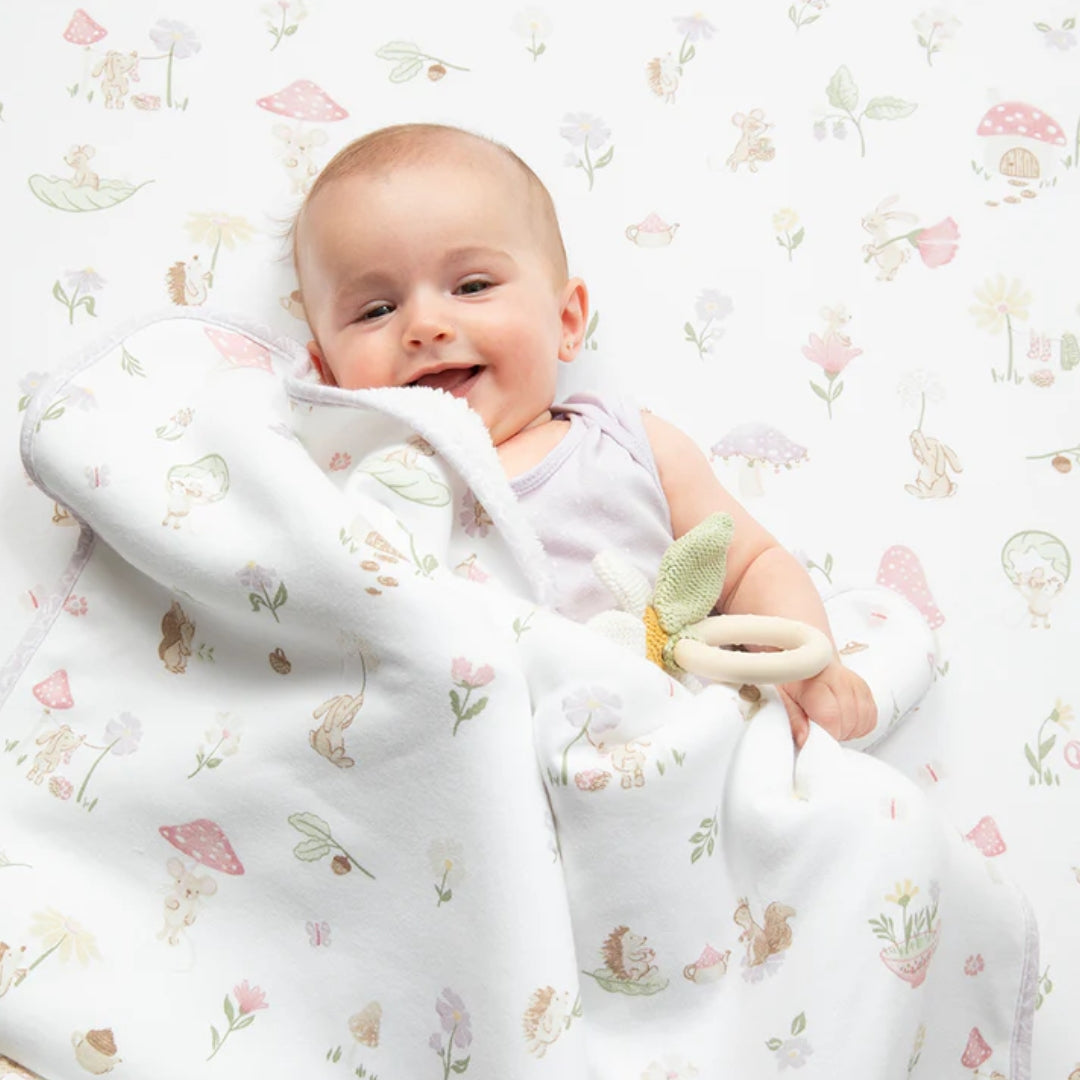 Living Textiles Cot Fitted Sheets 2pk Whimsical Wonderland