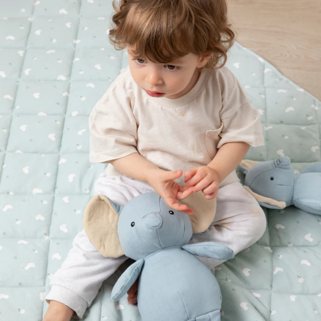 Living Textiles Reversible Quilted Cot Comforter Goosey Goosey