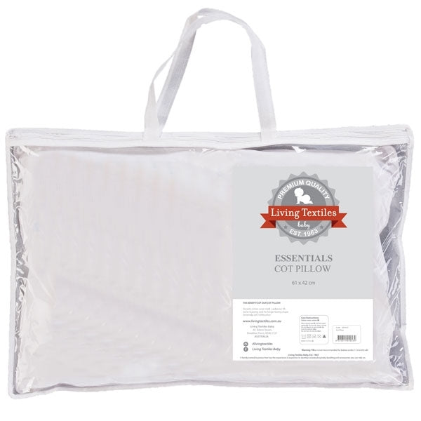 Living Textiles Cot Pillow White
