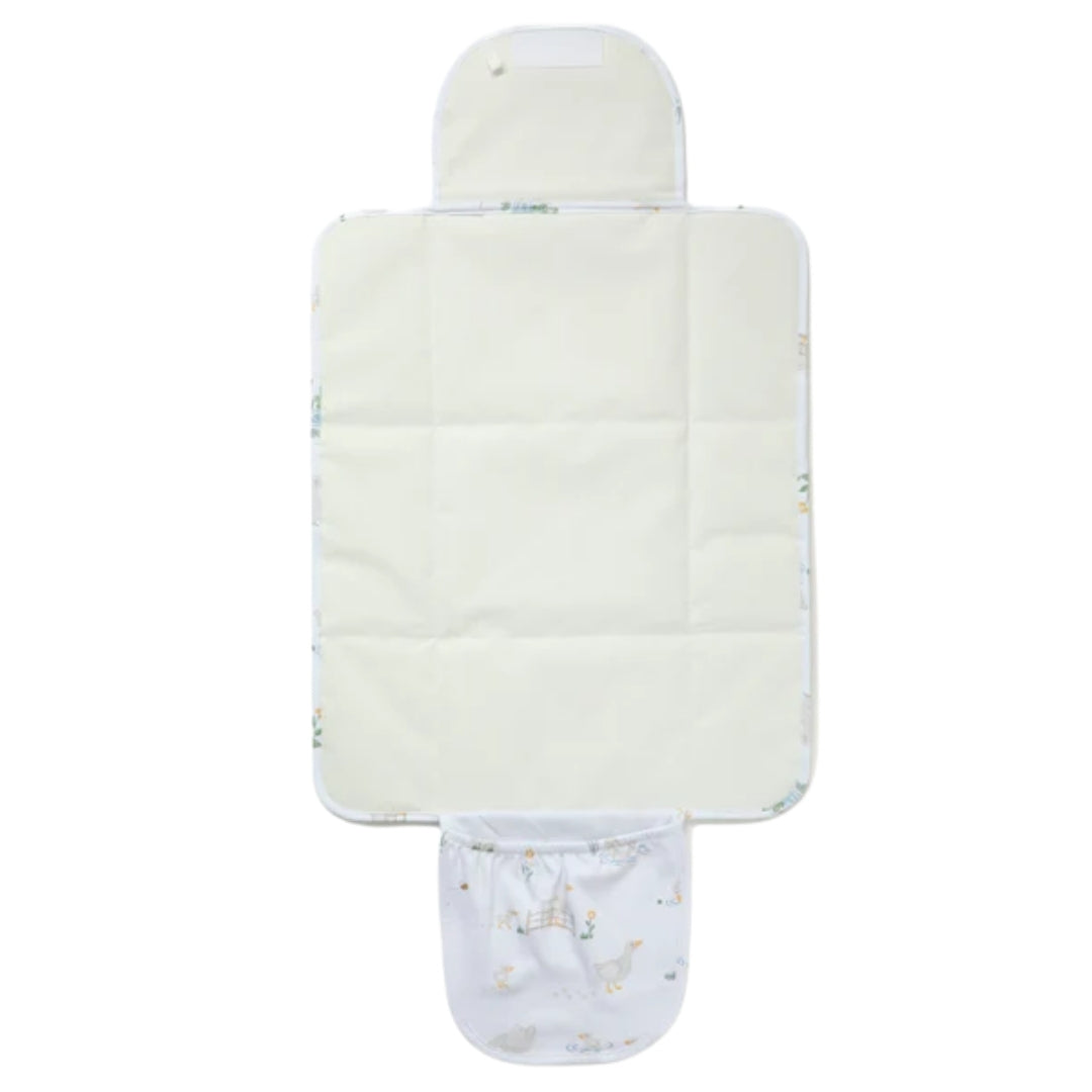 Living Textiles Foldable Waterproof Travel Change Mat Goosey Goosey