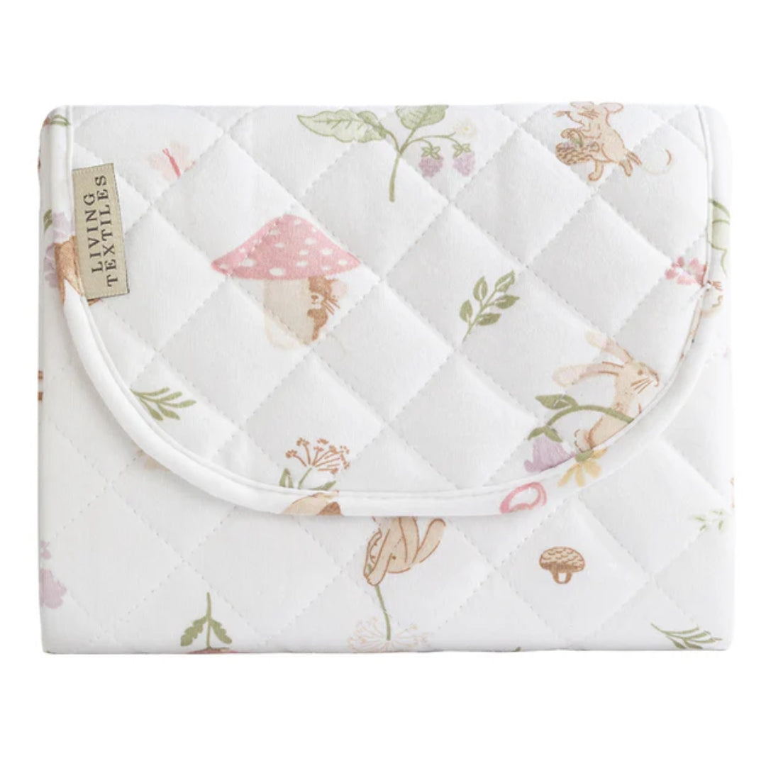 Living Textiles Foldable Waterproof Travel Change Mat Whimsical Wonderland