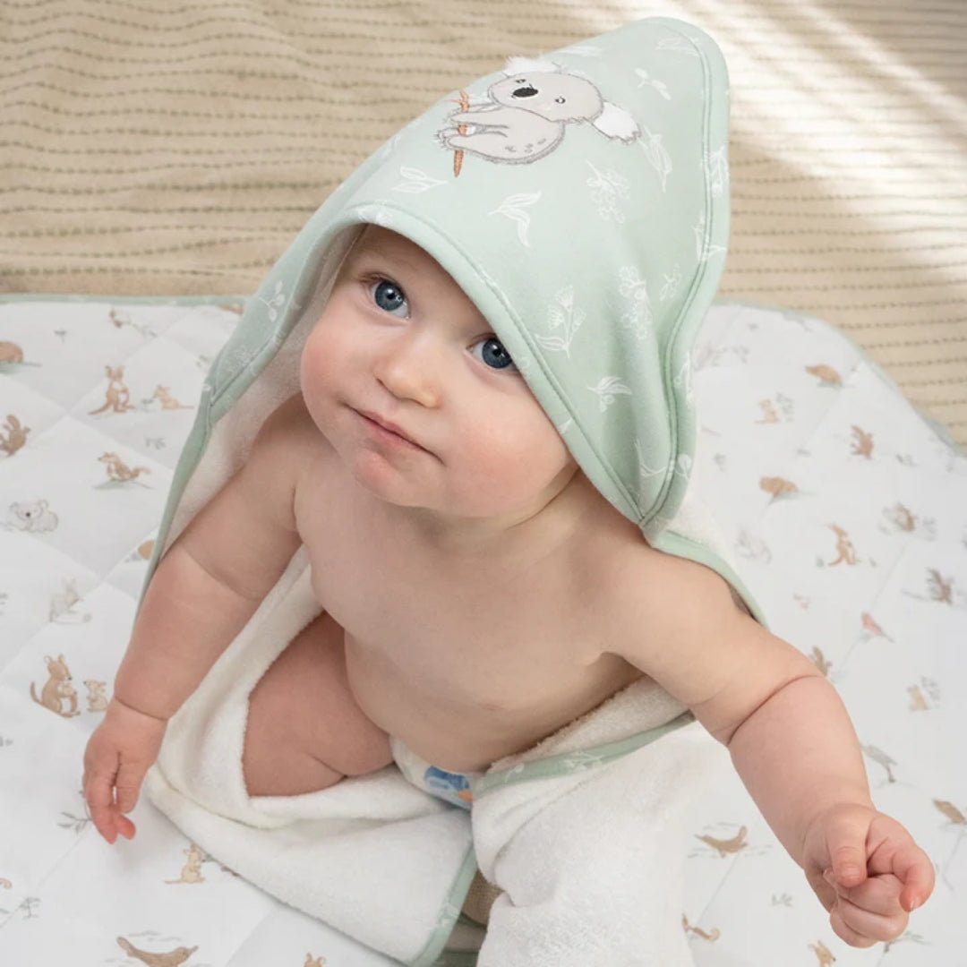 Living Textiles Hooded Towel Australiana