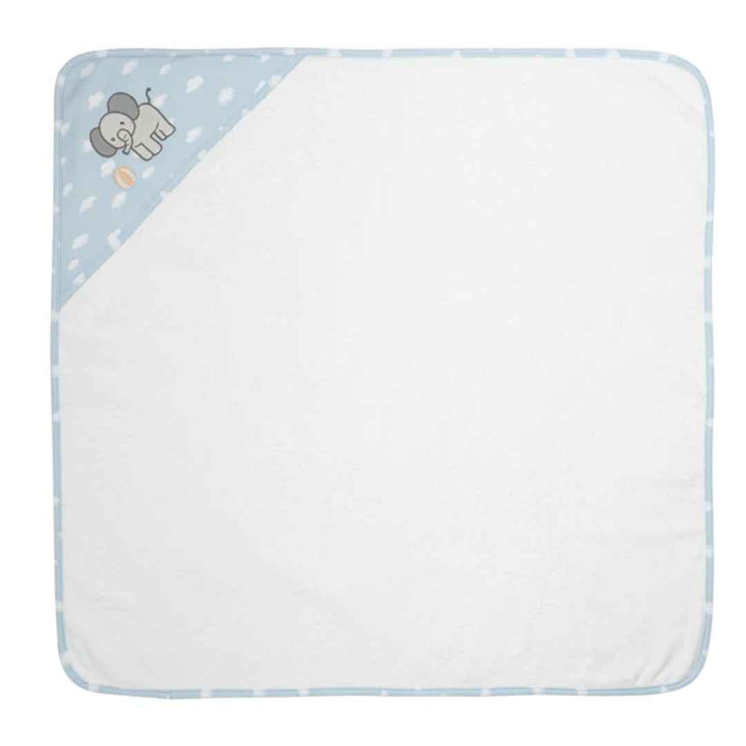 Living Textiles Hooded Towel Elephant Playtime