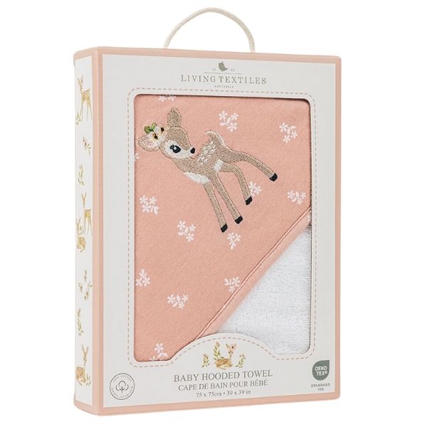 Living Textiles Hooded Towel Sophia's Garden