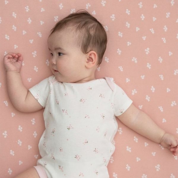 Living Textiles Jersey Cot Fitted Sheets 2pk Sophia's Garden