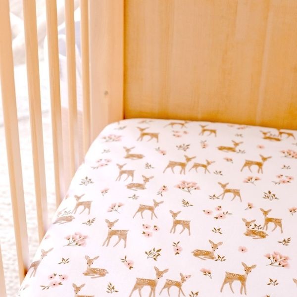 Living Textiles Jersey Cot Fitted Sheets 2pk Sophia's Garden