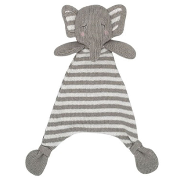 Living Textiles Knit Security Blanket Eli the Elephant