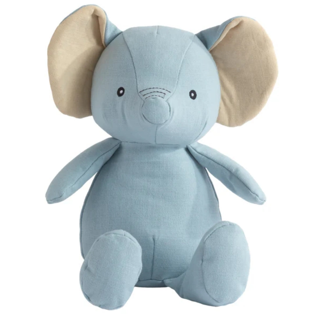Living Textiles Animal Linen Toy Large Eddie the Elephant