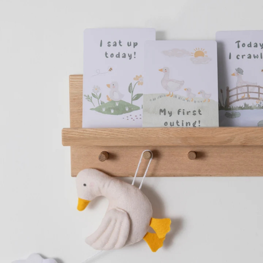 Living Textiles Milestone Cards Goosey Goosey