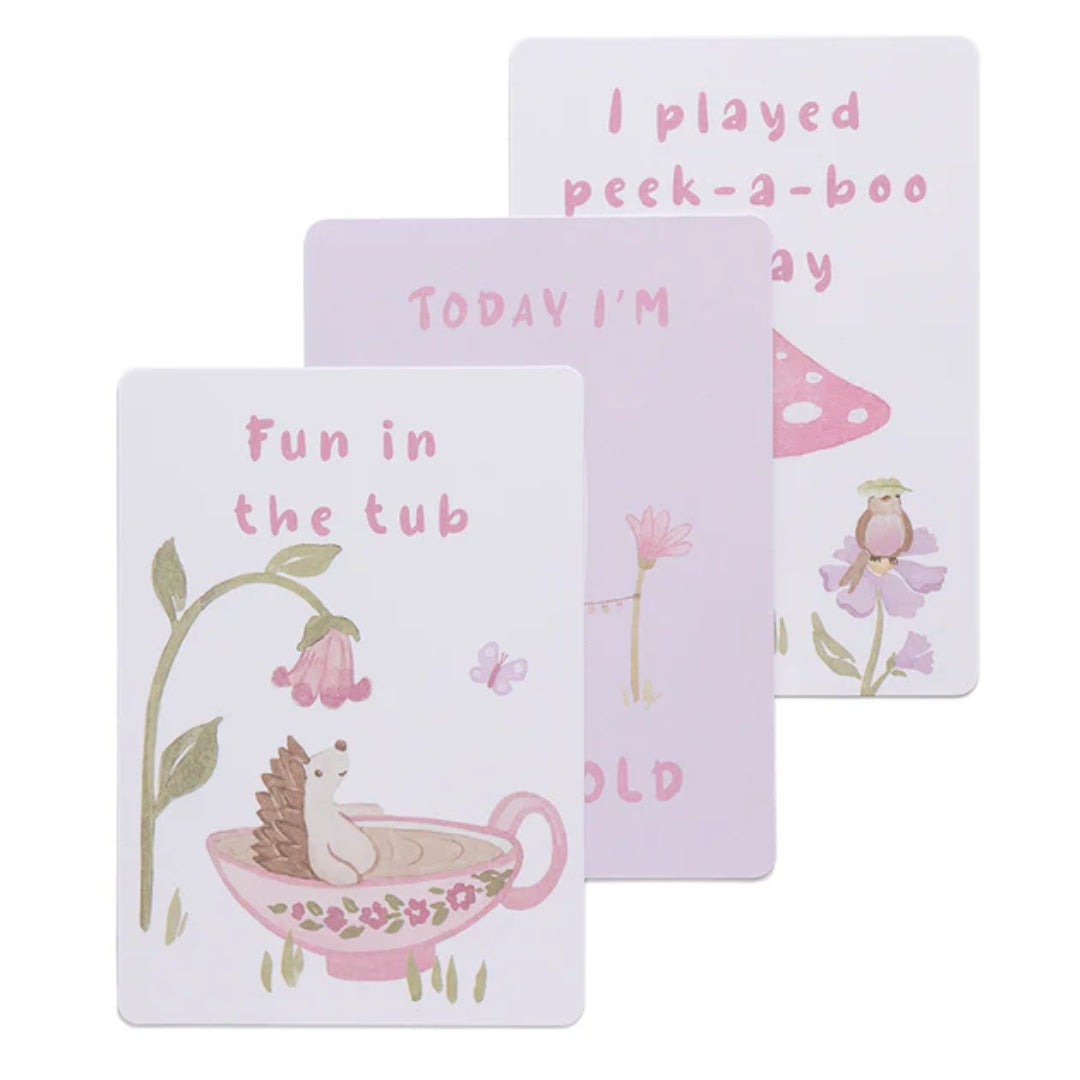 Living Textiles Milestone Cards Whimsical Wonderland