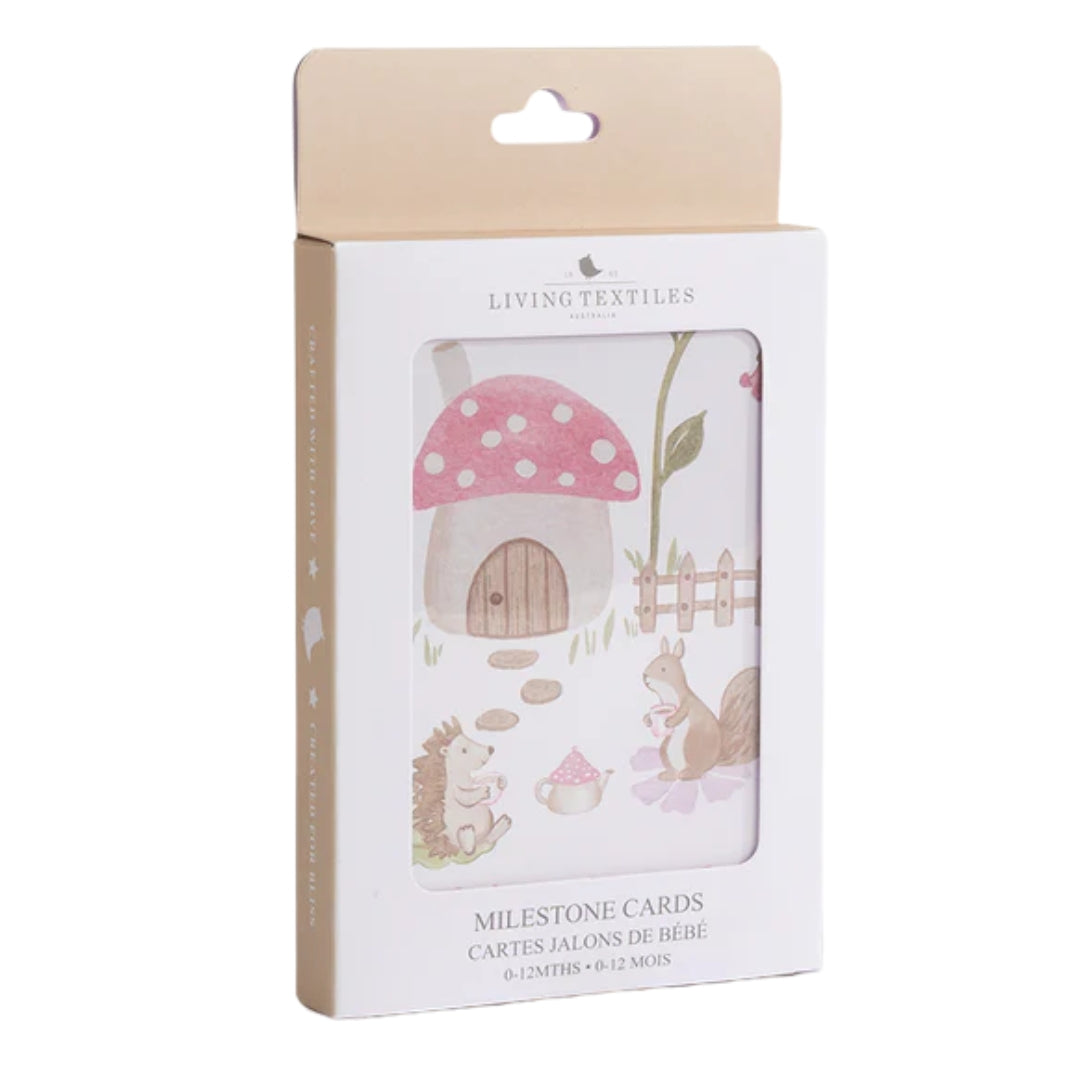 Living Textiles Milestone Cards Whimsical Wonderland