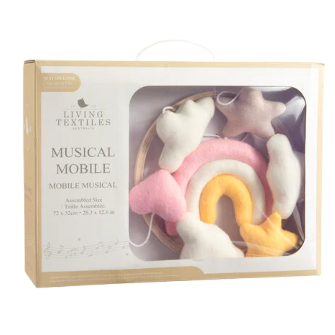 Living Textiles Musical Mobile Set Bohemian Bliss