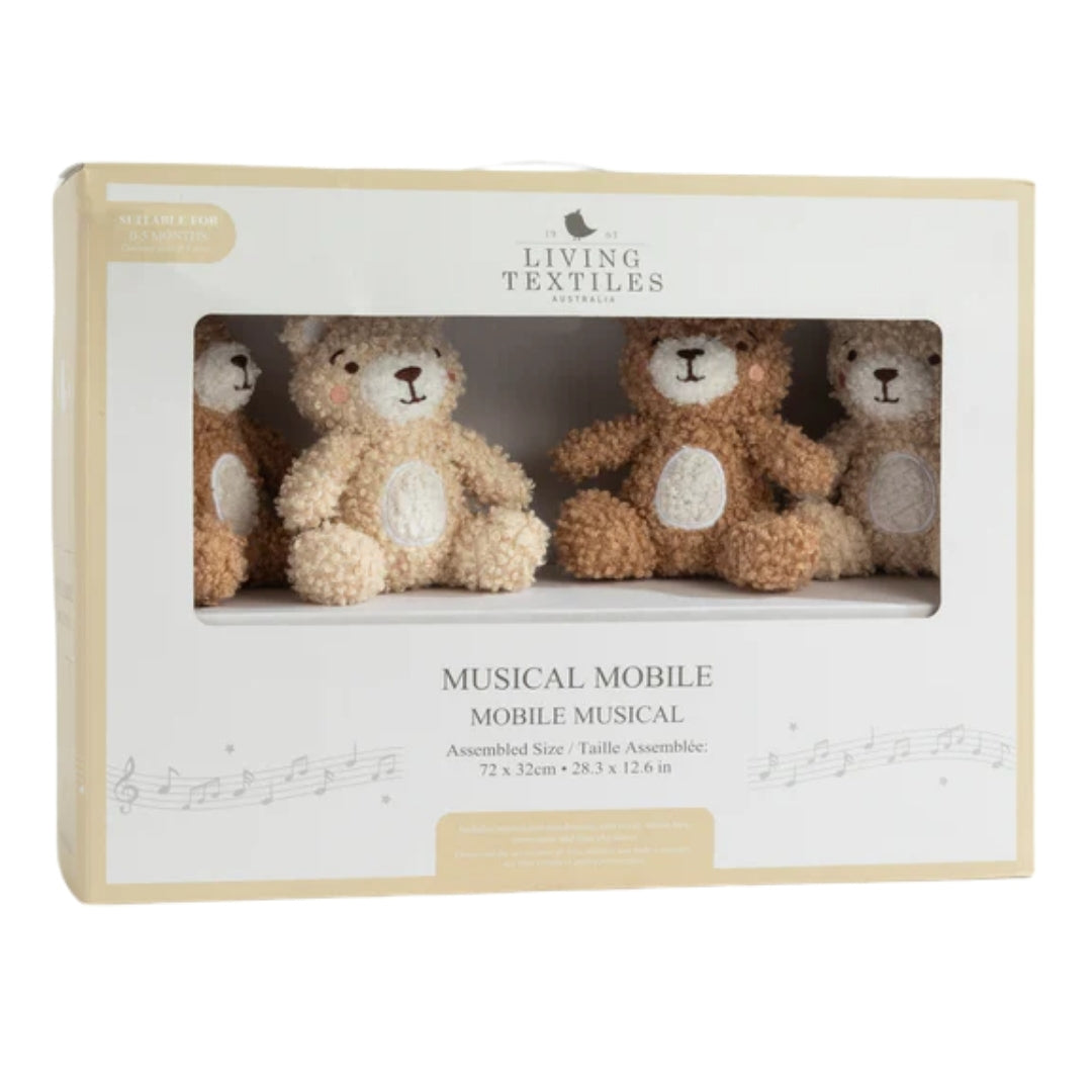 Living Textiles Musical Mobile Cuddly Bear