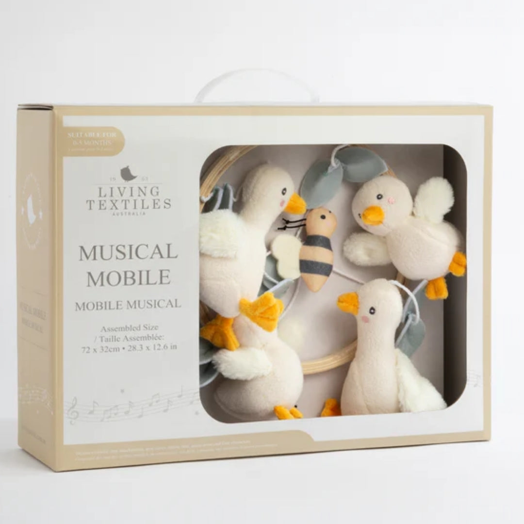 Living Textiles Musical Mobile Goosey Goosey