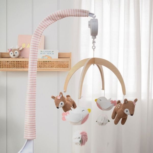 Living Textiles Musical Cot Mobile Set Sophia's Garden