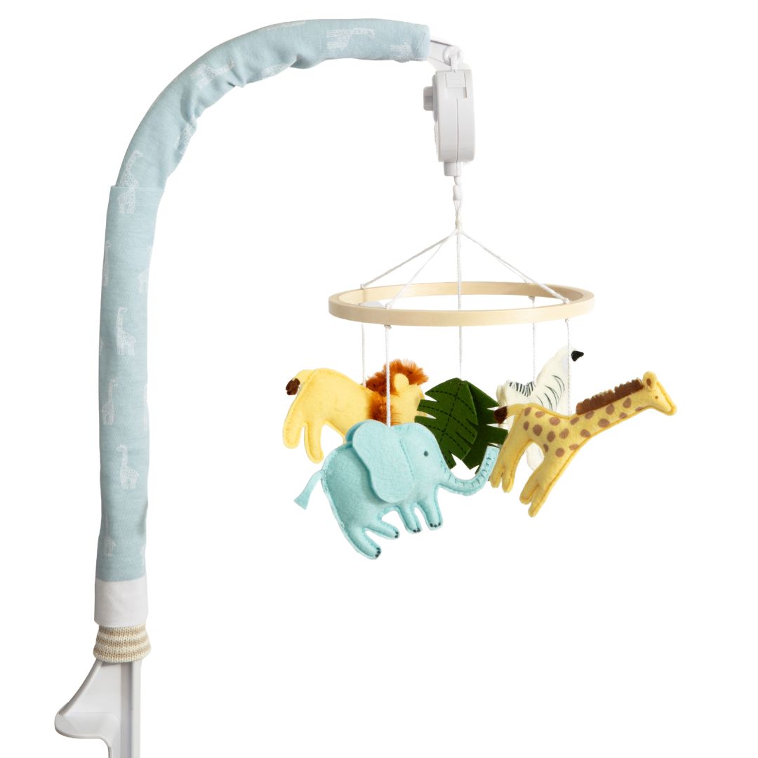 Living Textiles Musical Mobile Set Wild Safari