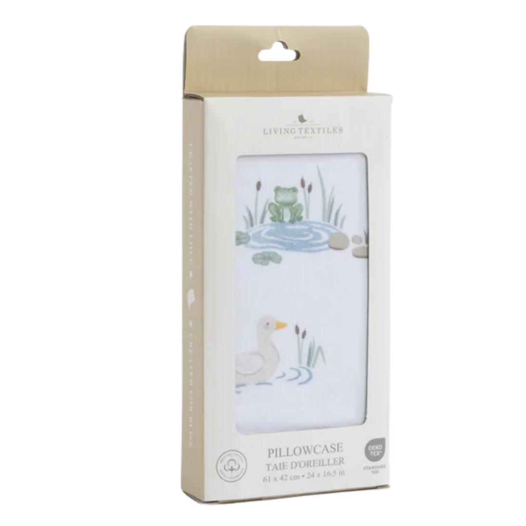 Living Textiles Organic Pillowcase Goosey Goosey