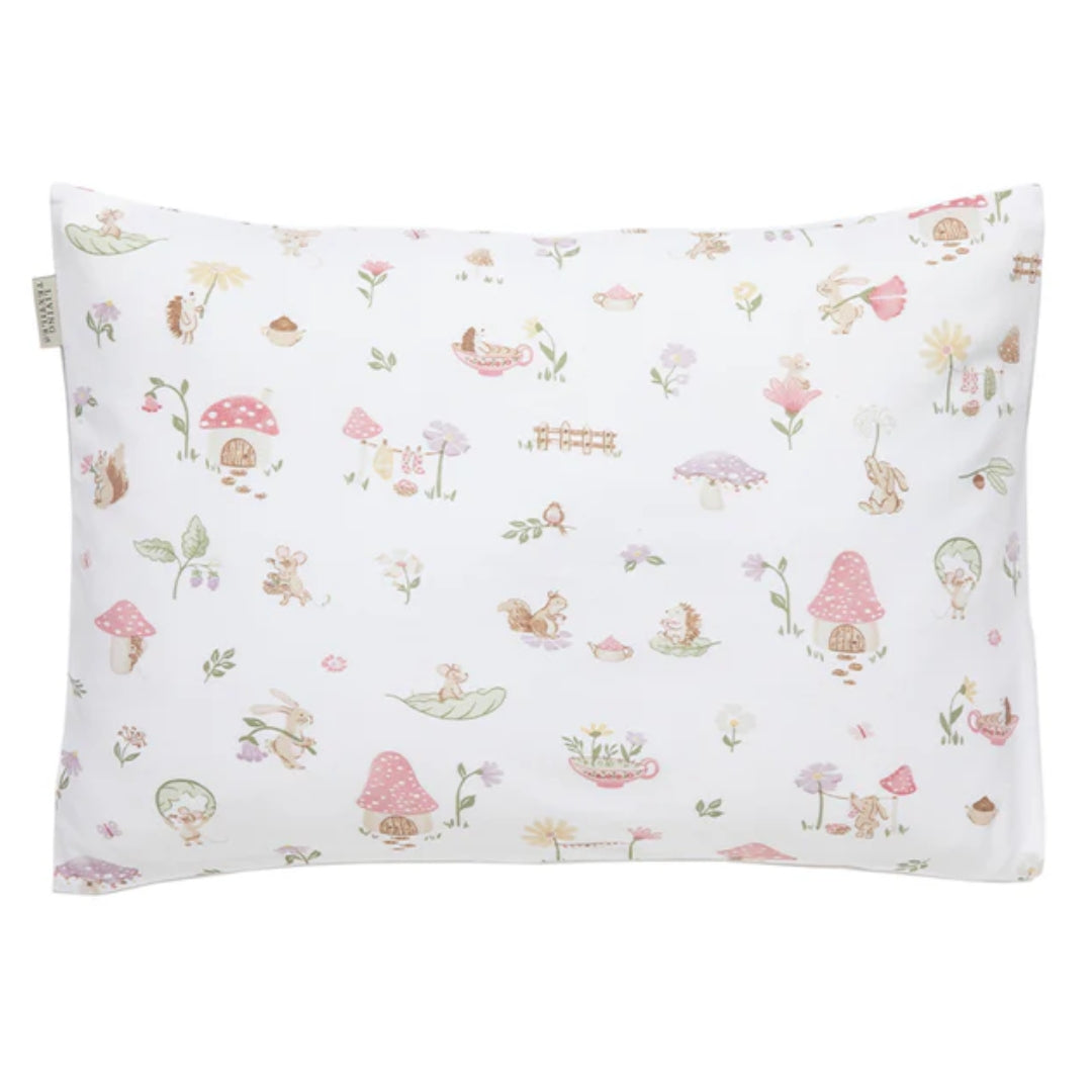 Living Textiles Organic Pillowcase Whimsical Wonderland