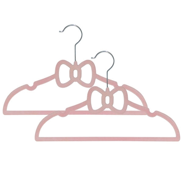 Living Textiles Baby Coat Hangers Pink Bow 6pk