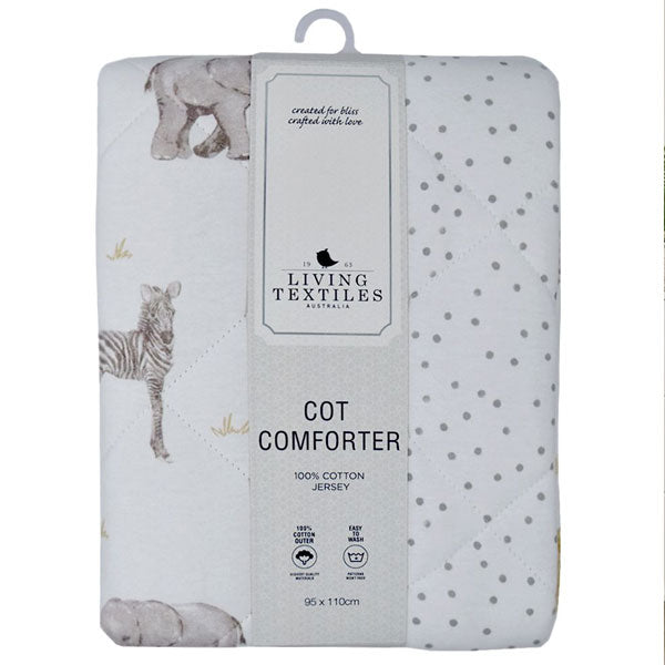 Living Textiles Savanna Babies Jersey Cot Comforter