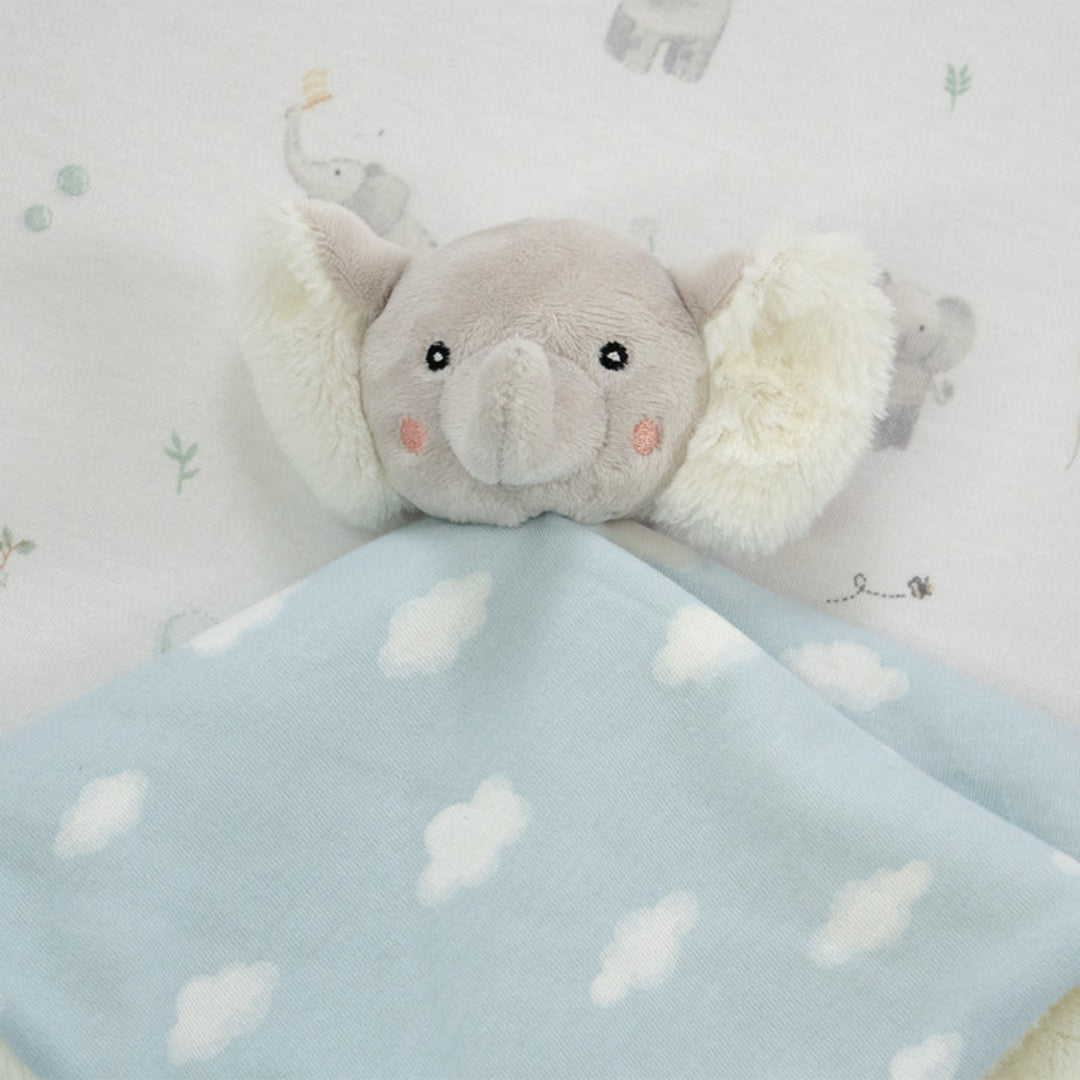 Living Textiles Security Blanket Elephant Playtime