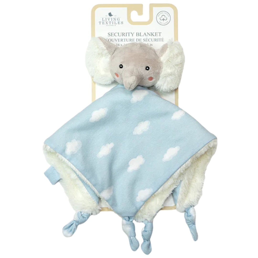 Living Textiles Security Blanket Elephant Playtime