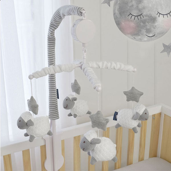 Living Textiles Musical Cot Mobile Set Sheep