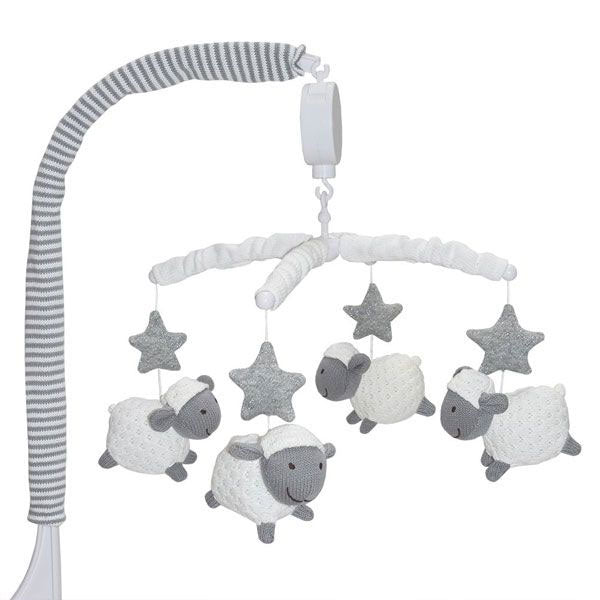 Living Textiles Musical Cot Mobile Set Sheep