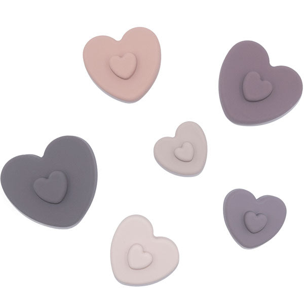 Playground Silicone Stacking Tower Heart