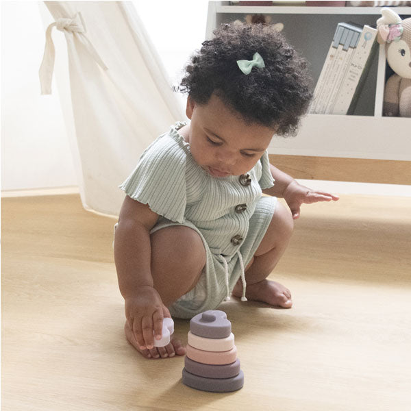 Playground Silicone Stacking Tower Heart