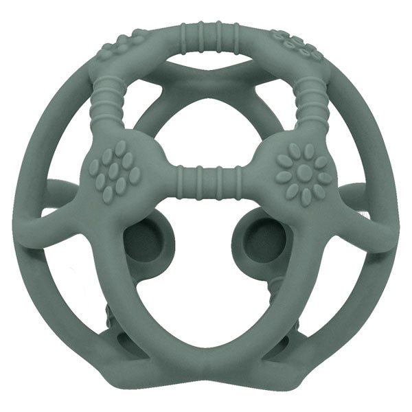 Playground Silicone Teething Ball Sage