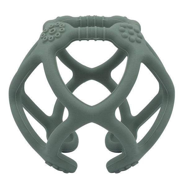 Playground Silicone Teething Ball Sage