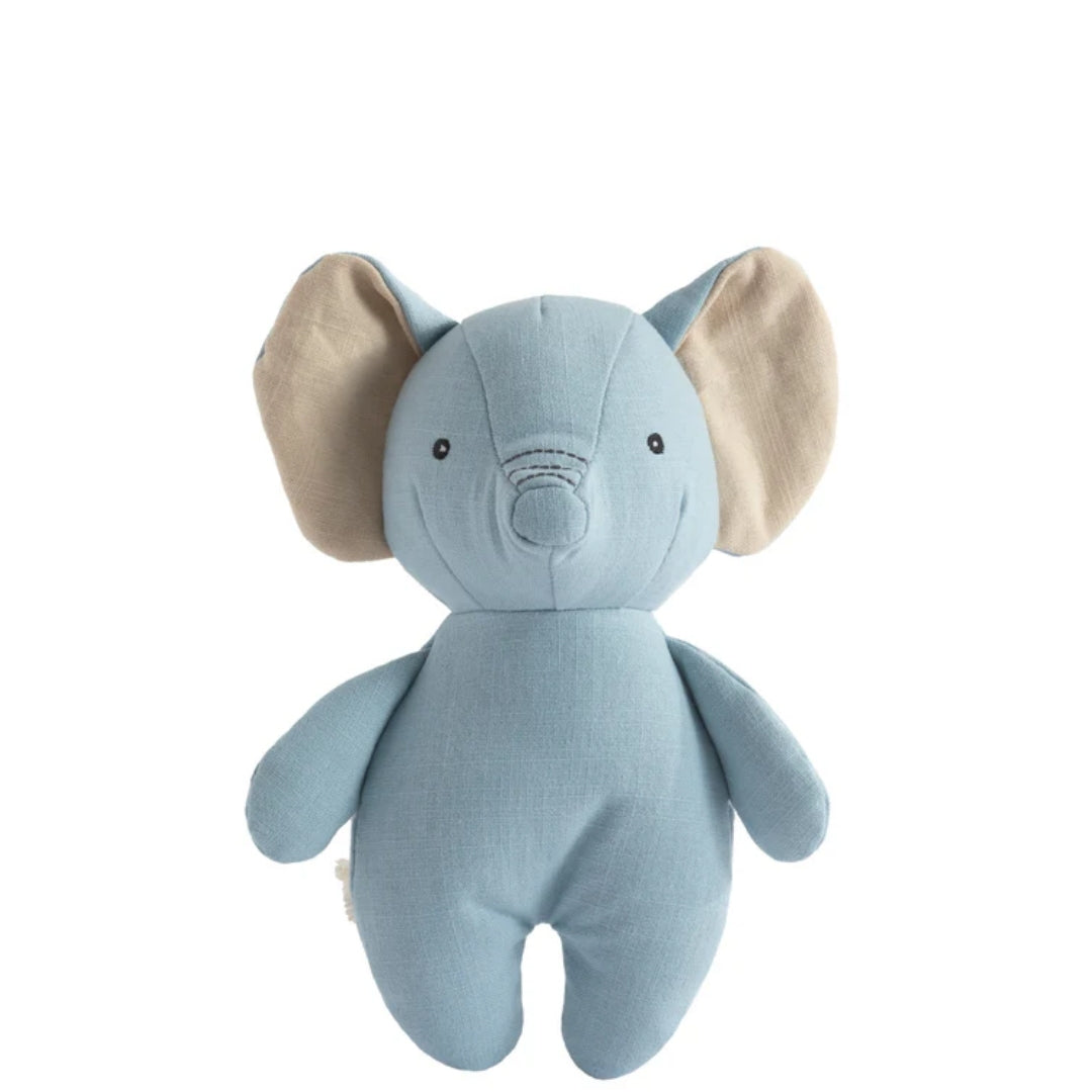 Living Textiles Animal Linen Toy Small Eddie the Elephant