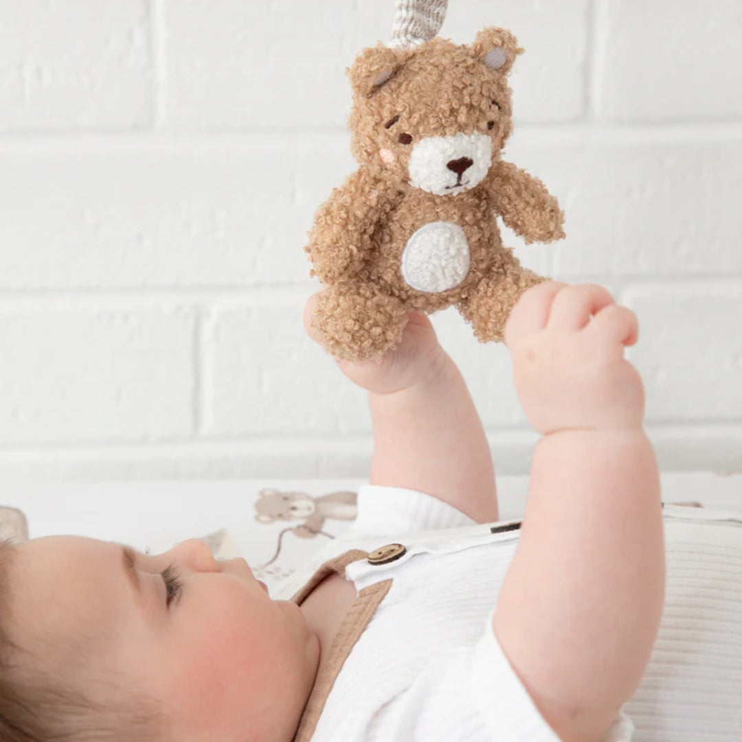 Living Textiles Stroller Toys Cuddly Bears 2pk