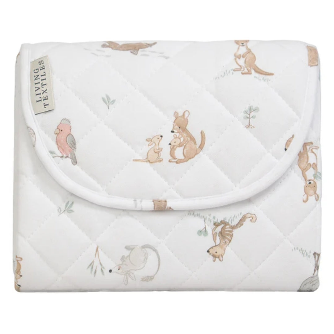 Living Textiles Foldable Waterproof Travel Change Mat Australiana
