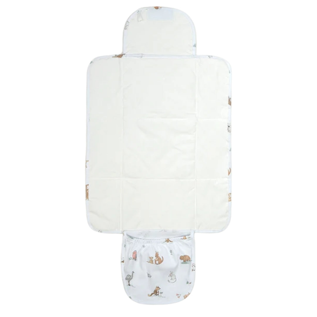 Living Textiles Foldable Waterproof Travel Change Mat Australiana