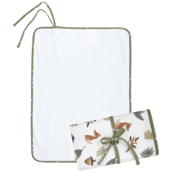 Living Textiles Waterproof Travel Change Mat Forest Retreat
