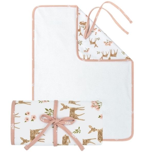 Living Textiles Waterproof Travel Change Mat Sophia's Garden