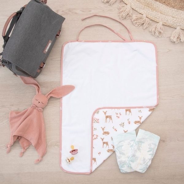 Living Textiles Waterproof Travel Change Mat Sophia's Garden