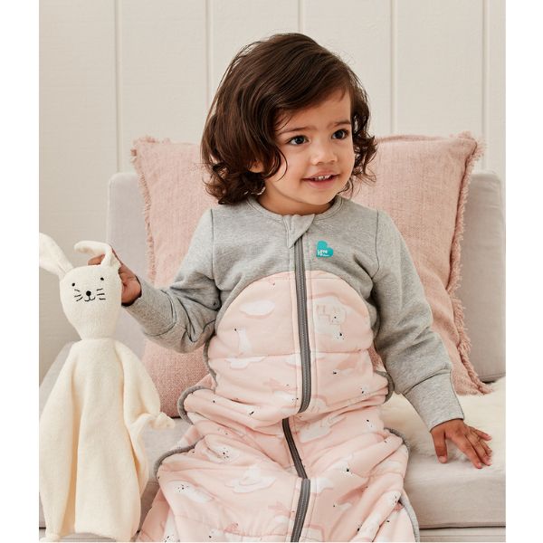 Love To Dream Extra Warm Sleep Bag 18-36m 3.5Tog Size 1-3 Dusty Pink South Pole