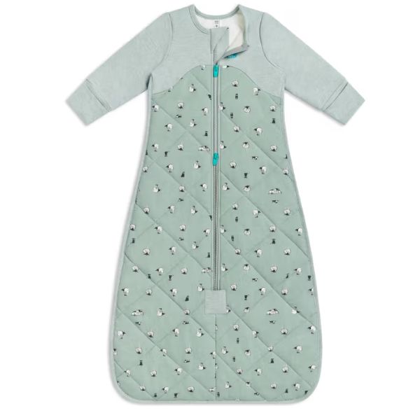 Love To Dream Organic Cotton Merino Sleep Bag 2.5Tog Size 1-3 18-36m Lamb's Best Friend Olive