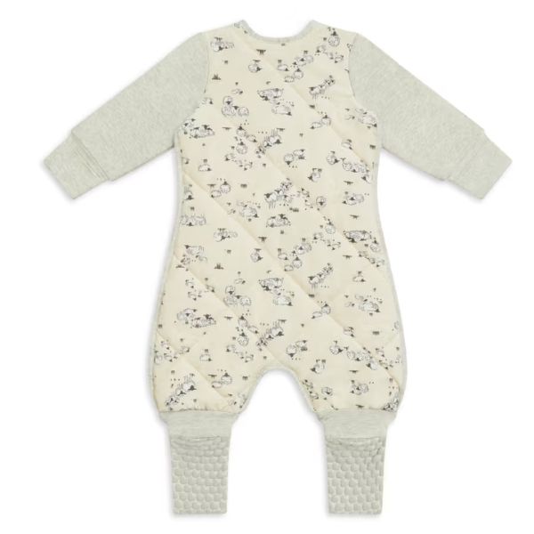 Love To Dream Organic Cotton Merino Sleepsuit 3.5Tog Size 12-24M Sheep Life Sand