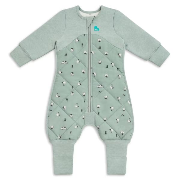 Love To Dream Organic Cotton Merino Sleepsuit Warm 2.5Tog Size 6-12M Lamb's Best Friend Olive