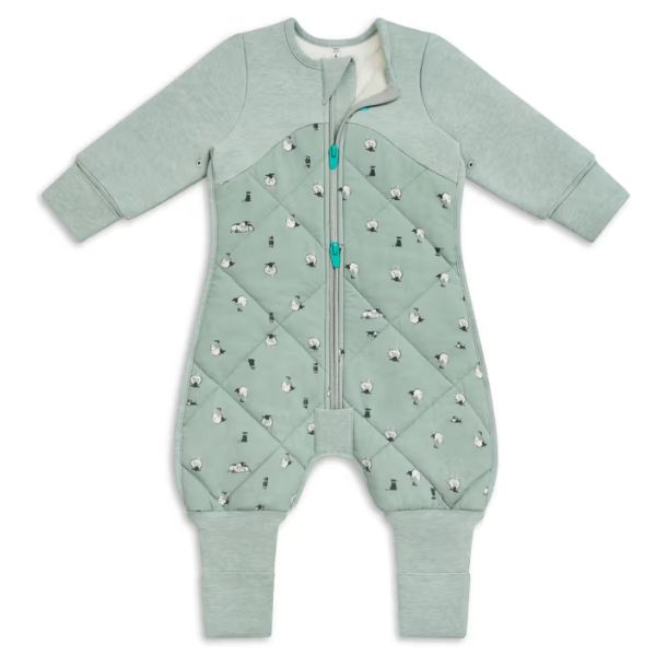 Love To Dream Organic Cotton Merino Sleepsuit Warm 2.5Tog Size 24-36M Lamb's Best Friend Olive