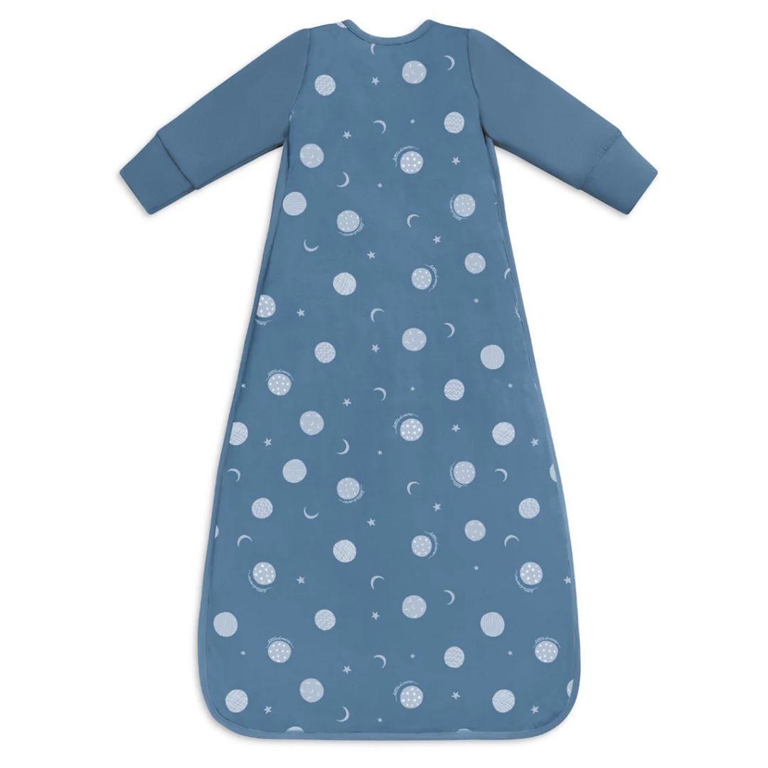 Love to Dream Sleep Bag Stretch Cotton Fleece 1.0 Tog Little Dreamer Denim 18-36m