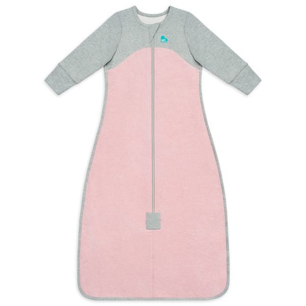 Love To Dream Organic Cotton Sleep Bag Long Sleeve 18-36m 1.0Tog Dusty Pink Marl