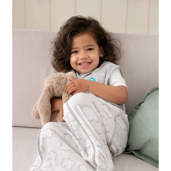 Love To Dream Organic Sleep Bag 0.2Tog Size 1-3 18-36m Daydream Grey